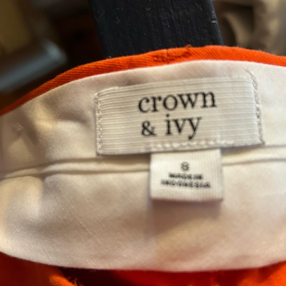 Crown & Ivy Vibrant Orange Chinos - Picture 5 of 6